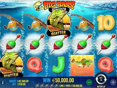 Видеослот Big Bass Bonanza производителя Pragmatic Play